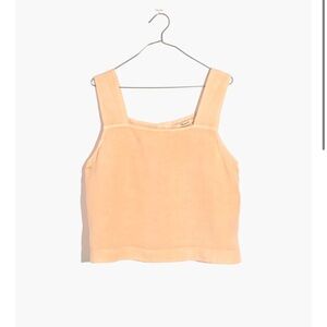 NWT Madewell sunside button back top : earth dyed edition